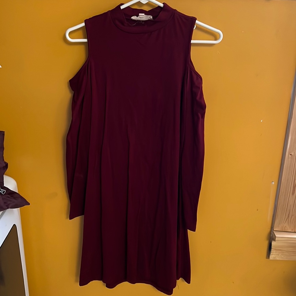 Maroon Medium Dress
